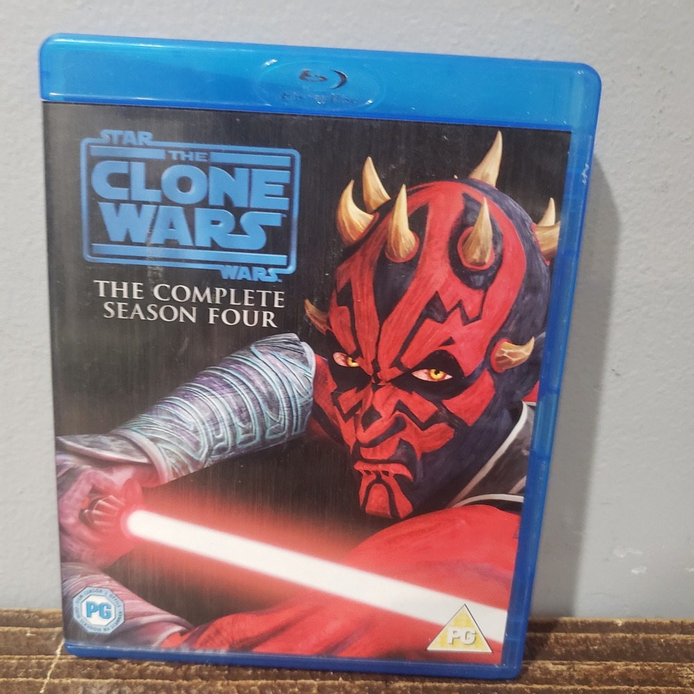 Star Wars The Clone Wars The Complete Season Four Blu-ray Region B UK Import